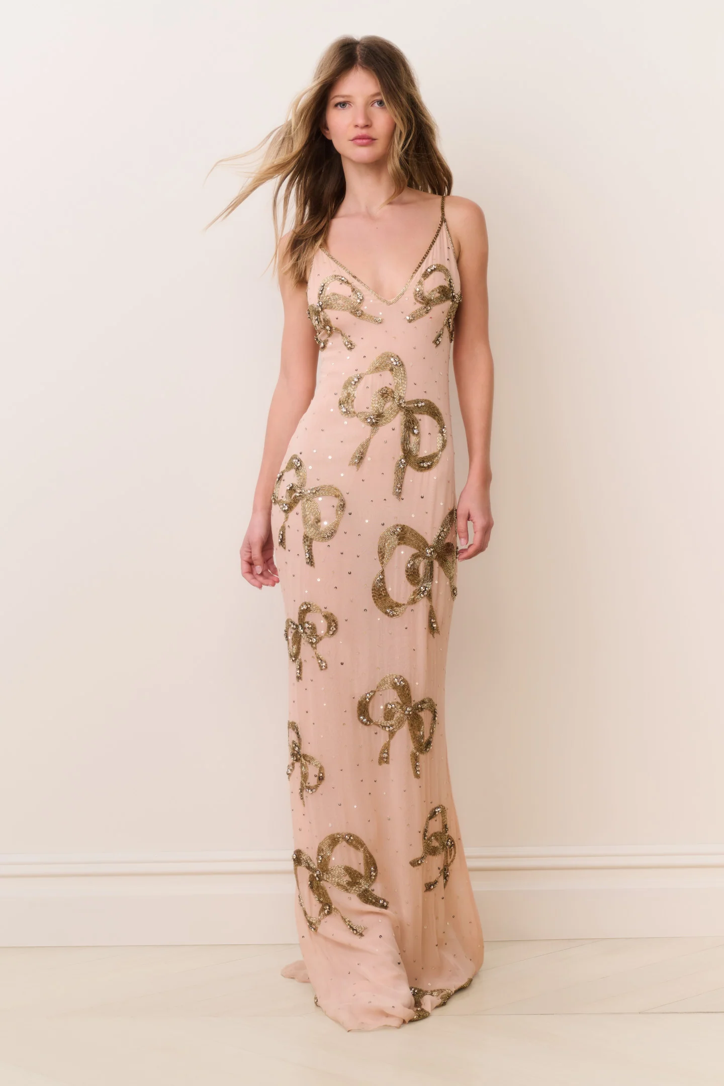 Vestido Maxi com Botões de Contas Berisa