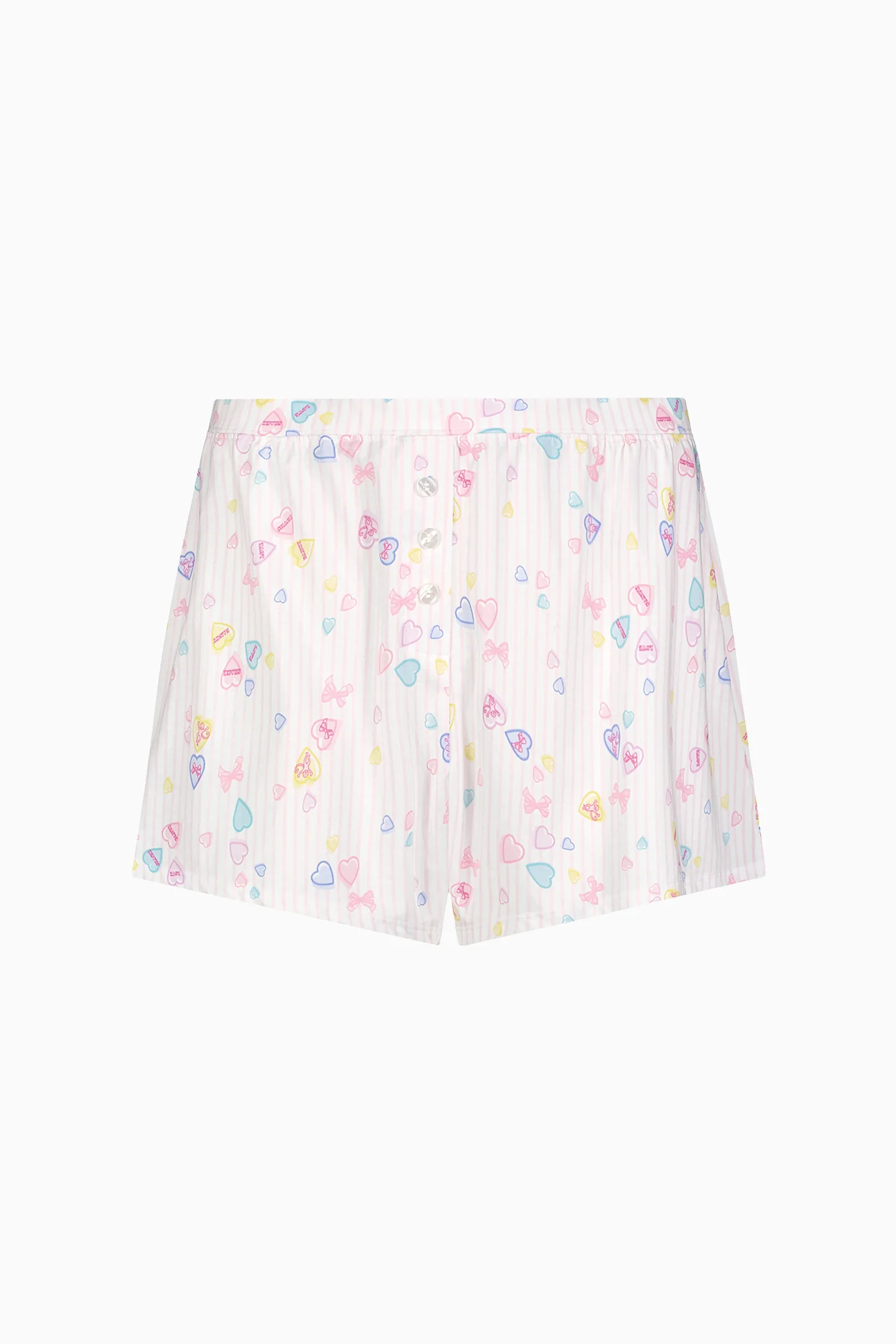 LoveShackFancy x Roller Rabbit Heart Stripe Jones Shortie