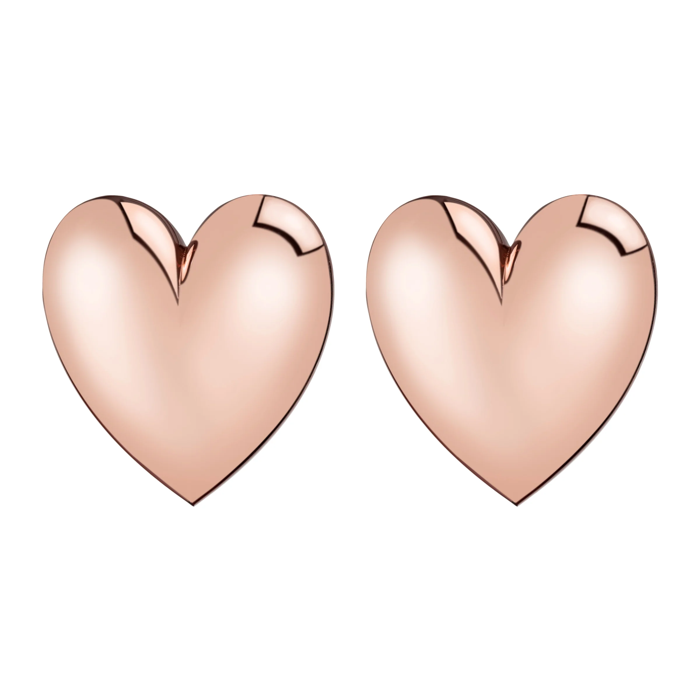 Brincos de Arame com Coração Inchaço Jennifer Fisher X Loveshackfancy