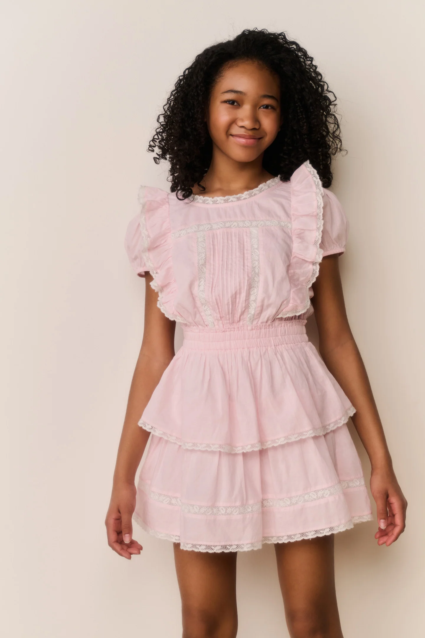 Vestido Mini Tween Jaime em Algodão