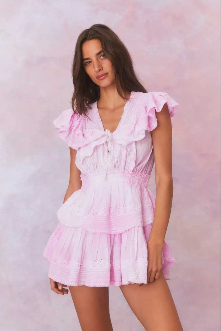 Vestido Mini Reciclado e Pintado à Mão Gwen