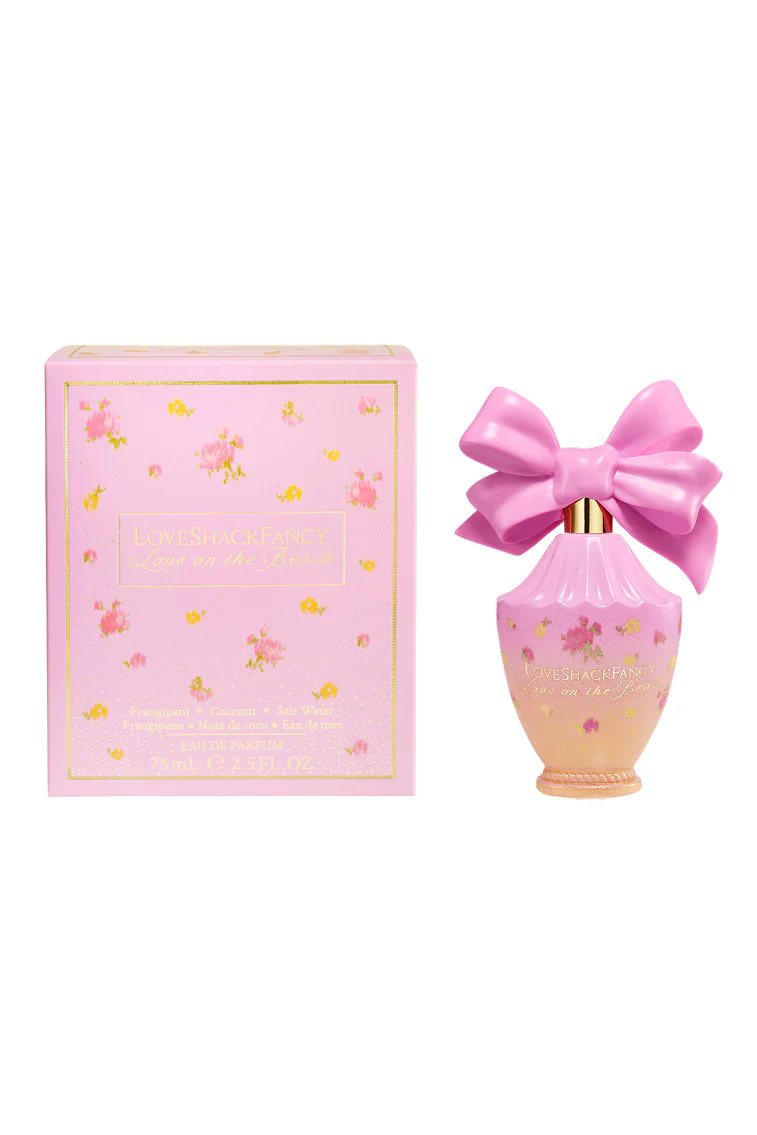 Conjunto de Perfume Love On The Beach com Spray de Tamanho Completo e Viagem