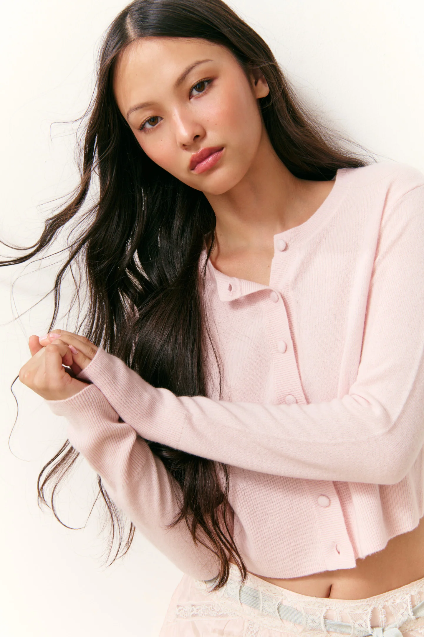 Cardigã Adeanne de Cashmere Macio