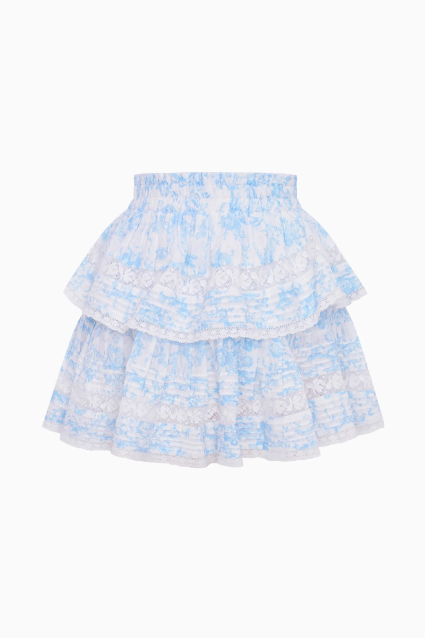Saia Ruffle Mini Estampada