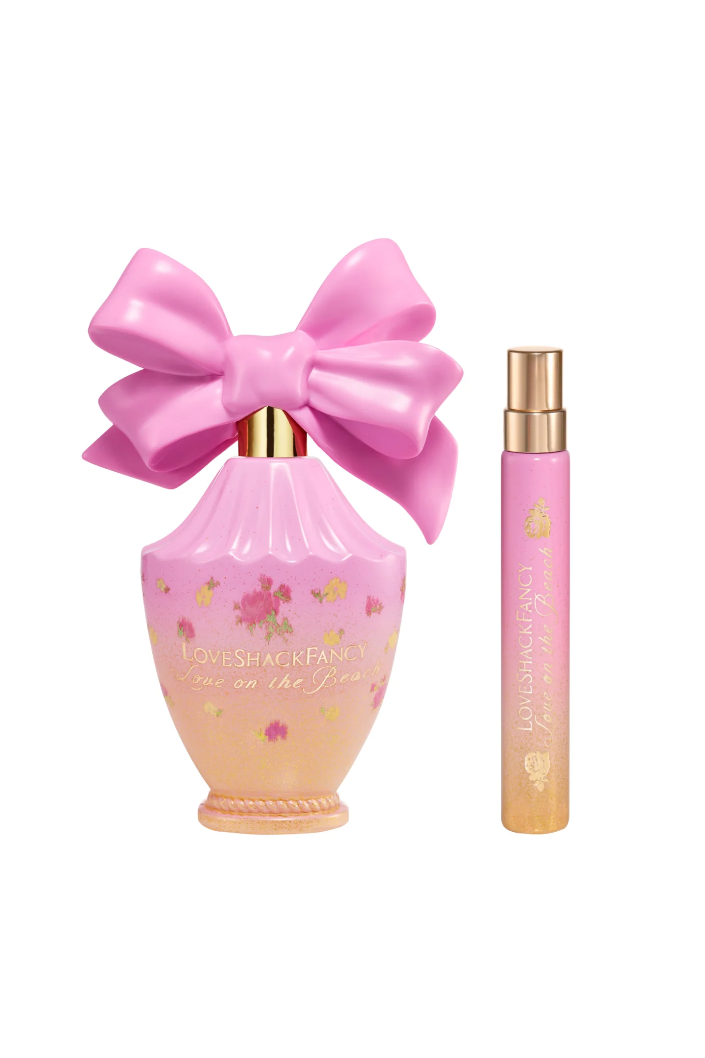 Conjunto de Perfume Love On The Beach com Spray de Tamanho Completo e Viagem