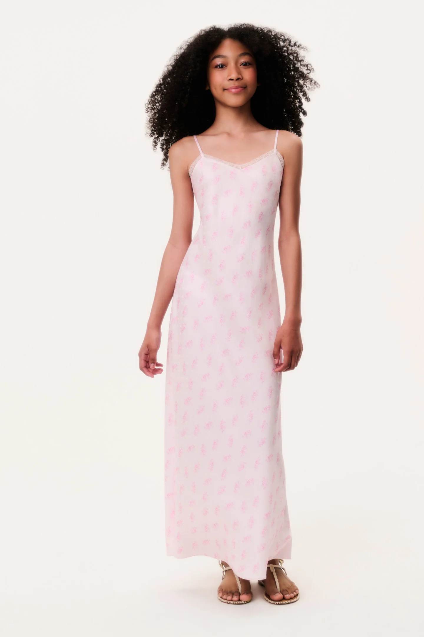 Vestido de Renda de Seda Adelise Tween