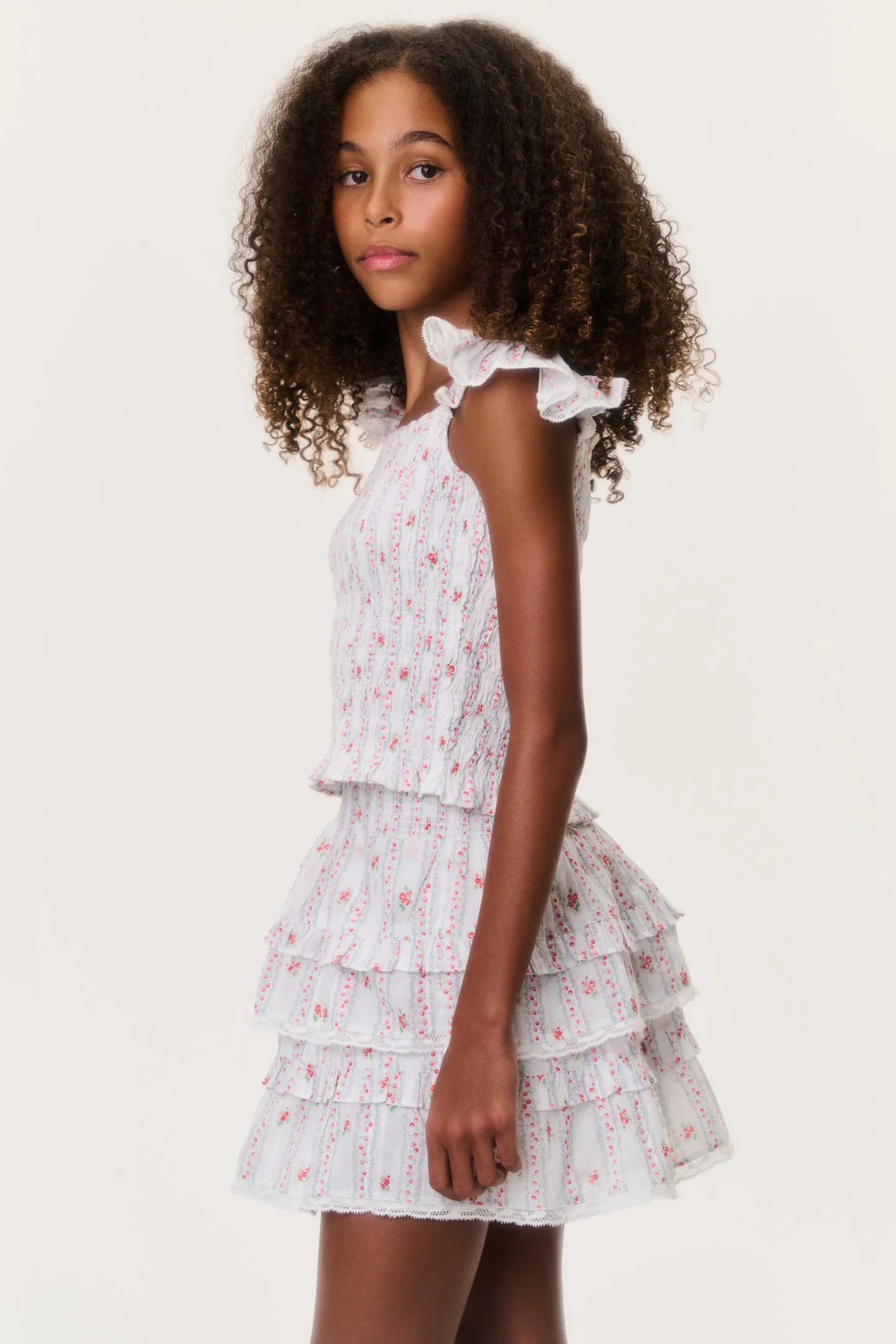 Top Tween Cherry Stripe Caspia
