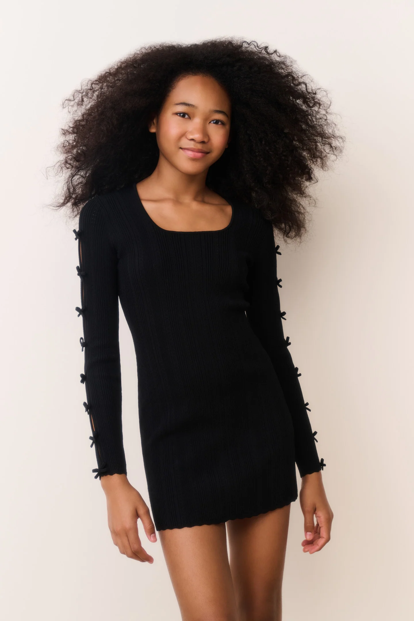 Vestido Mini de Malha Tween Dorinda