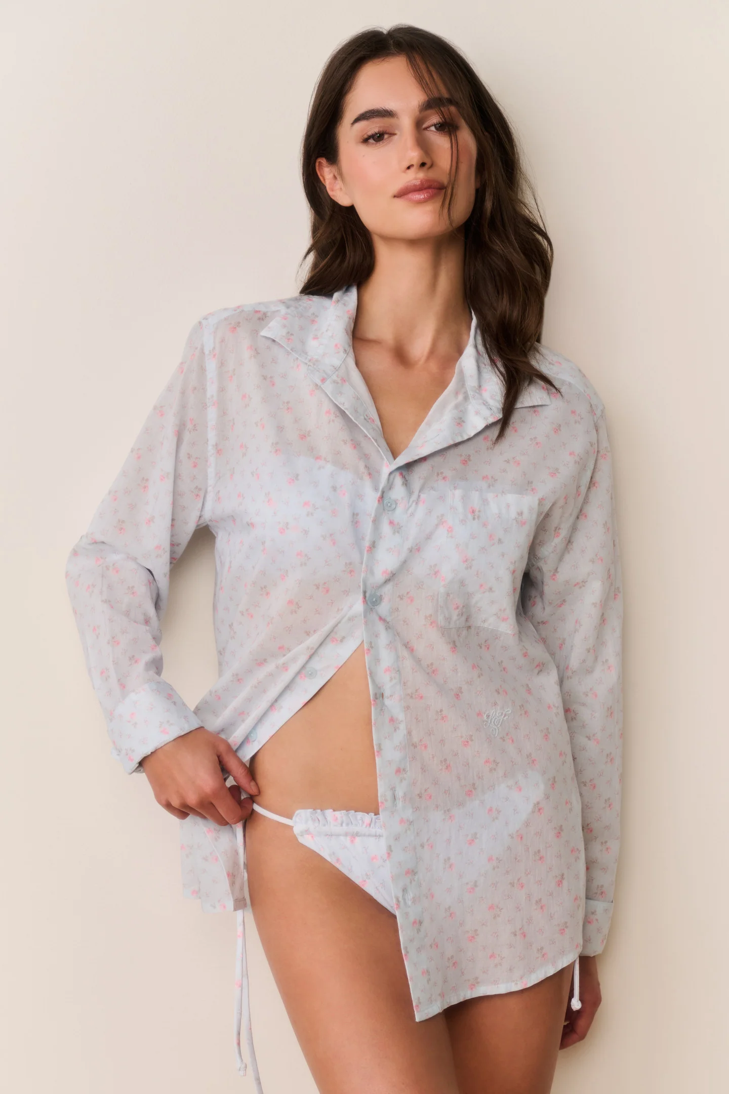 Camisa Unissex de Algodão com Estampa Floral Hudley
