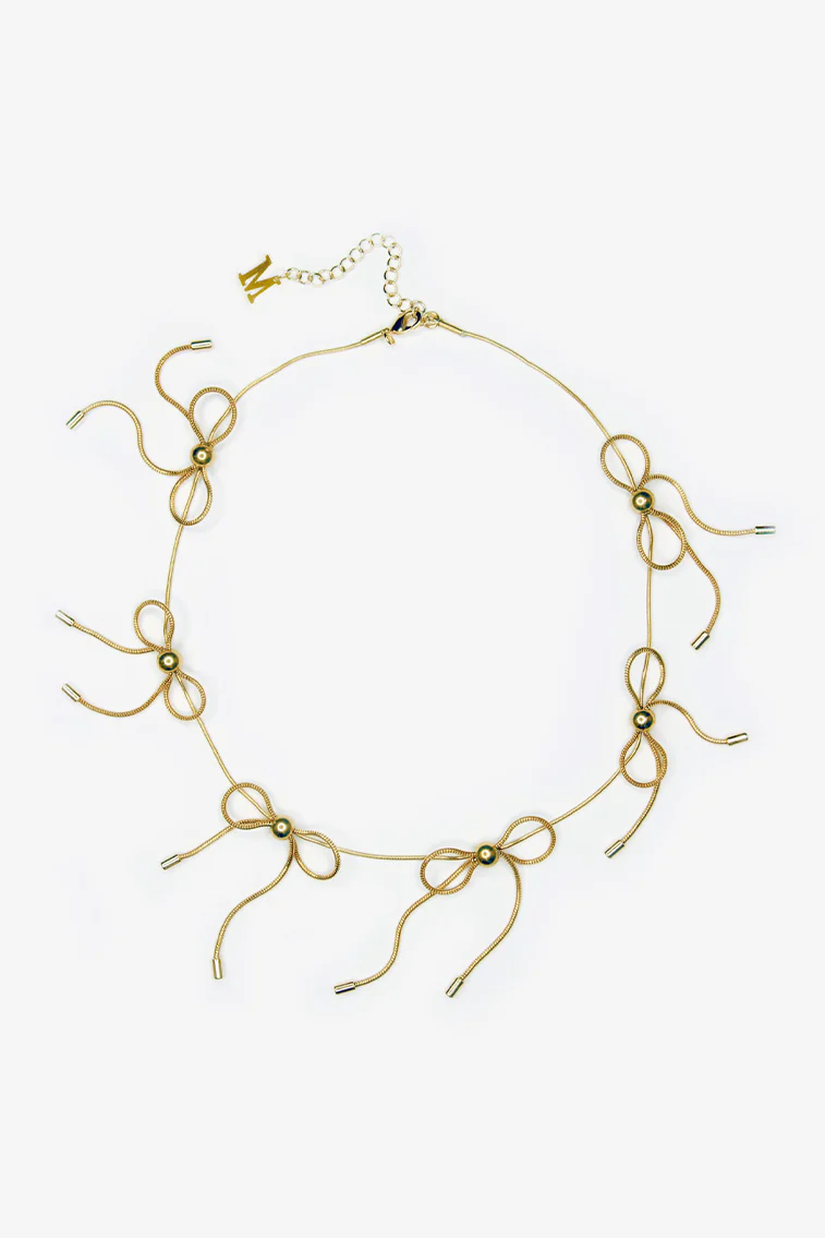 Colar de Arco Dourado Marland Backus