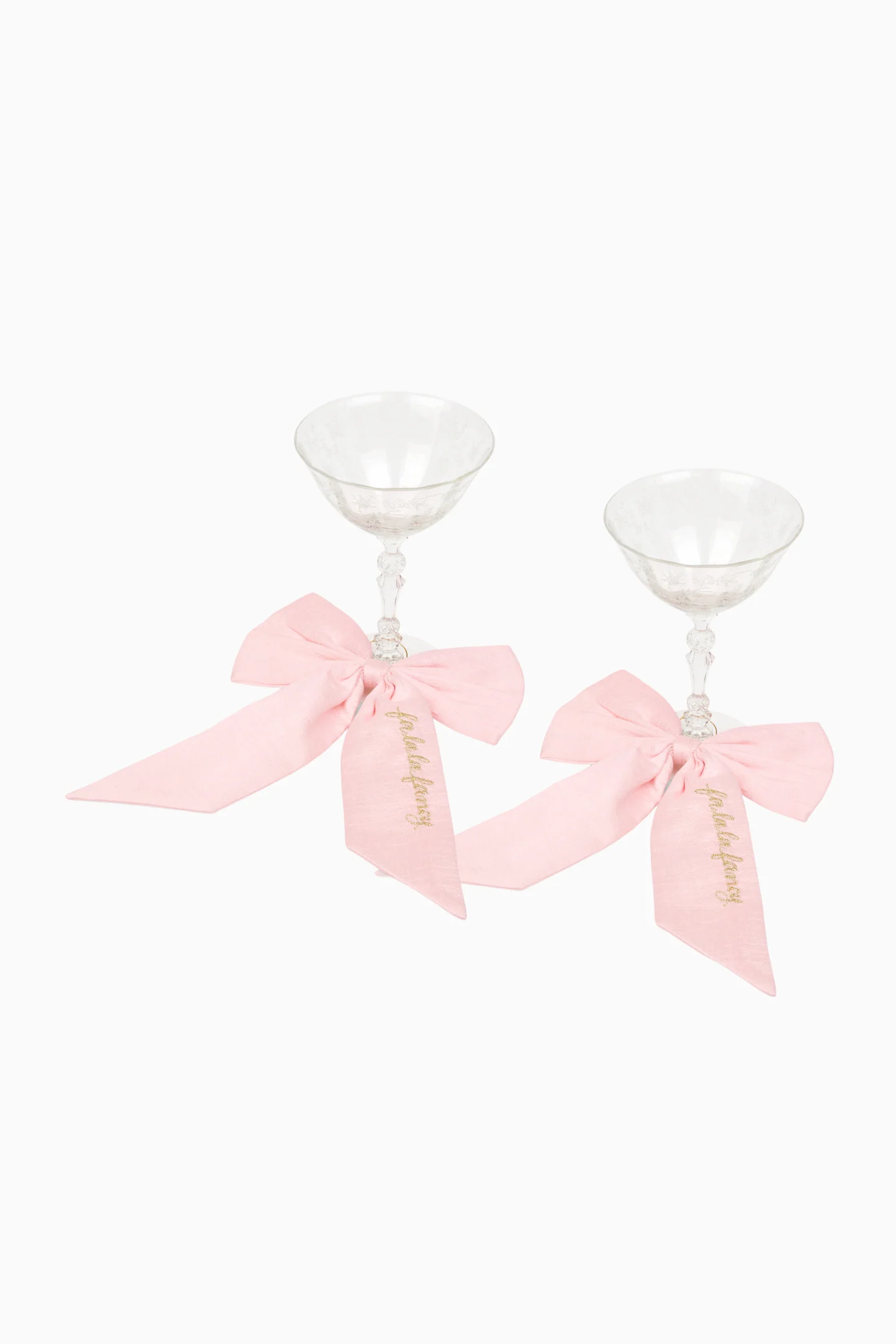 Laços para Taças de Seda - Conjunto de 2