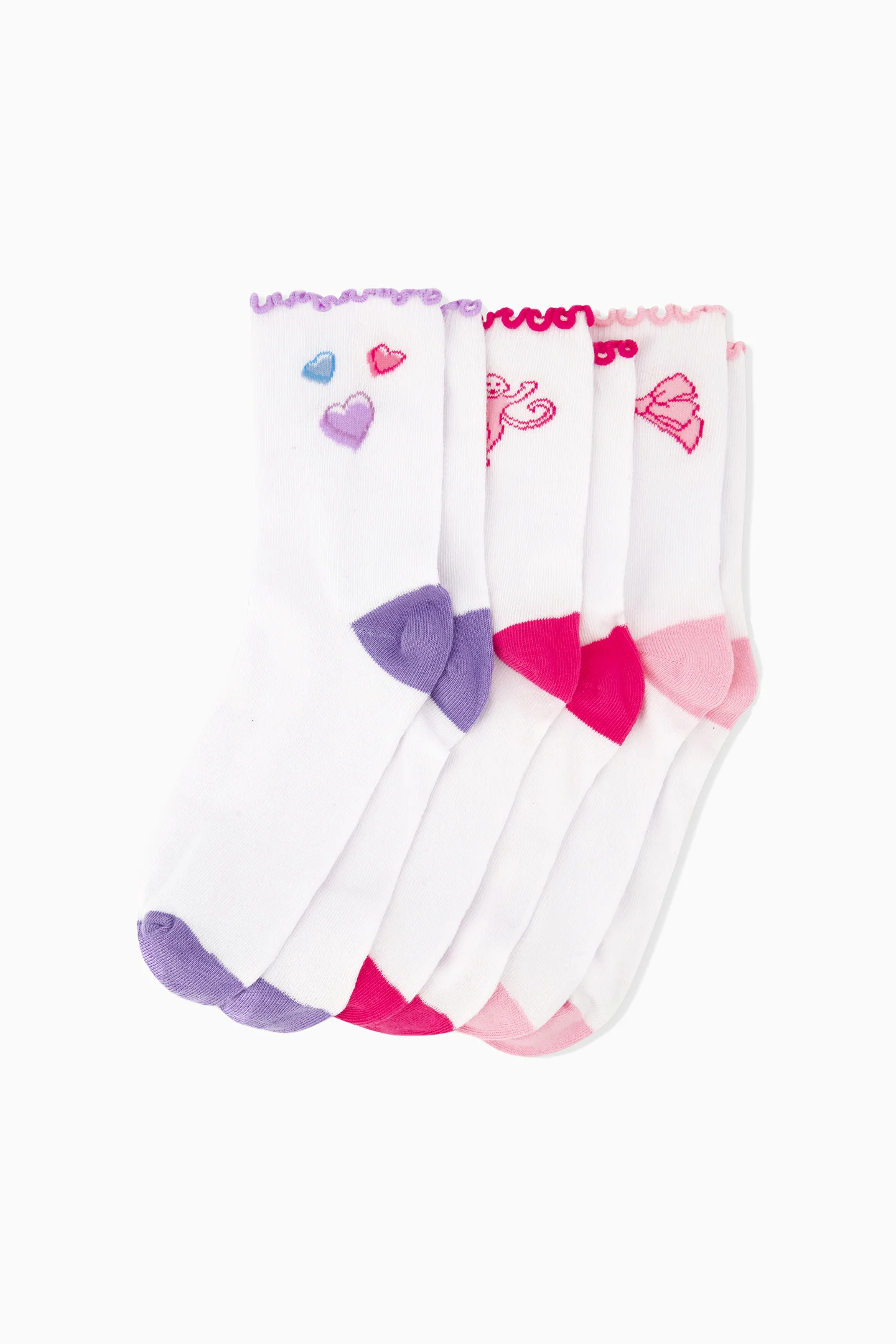 Conjunto de Meias com Riscas LoveShackFancy x Roller Rabbit