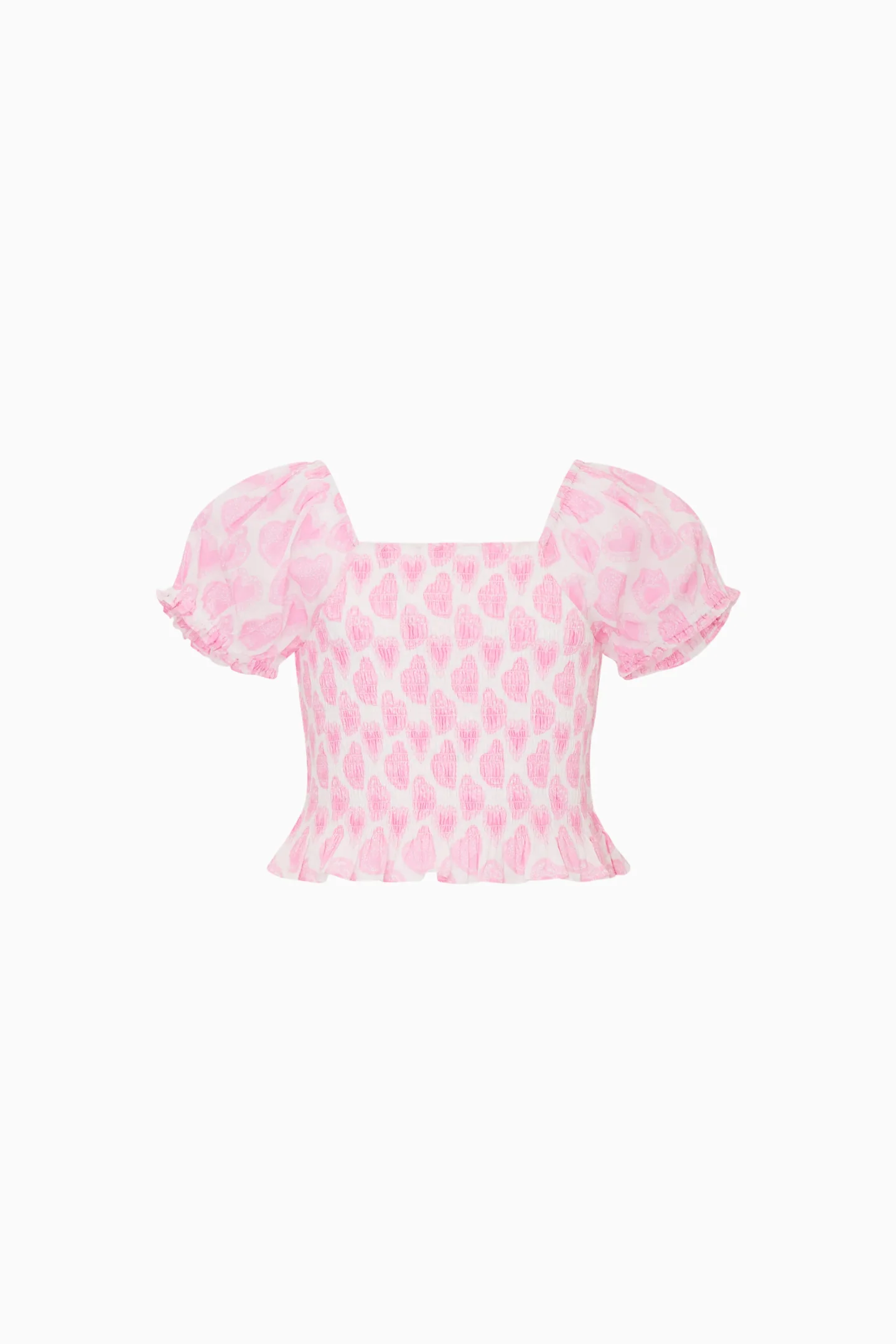 Top Tween Fabielle Estampado de Coração