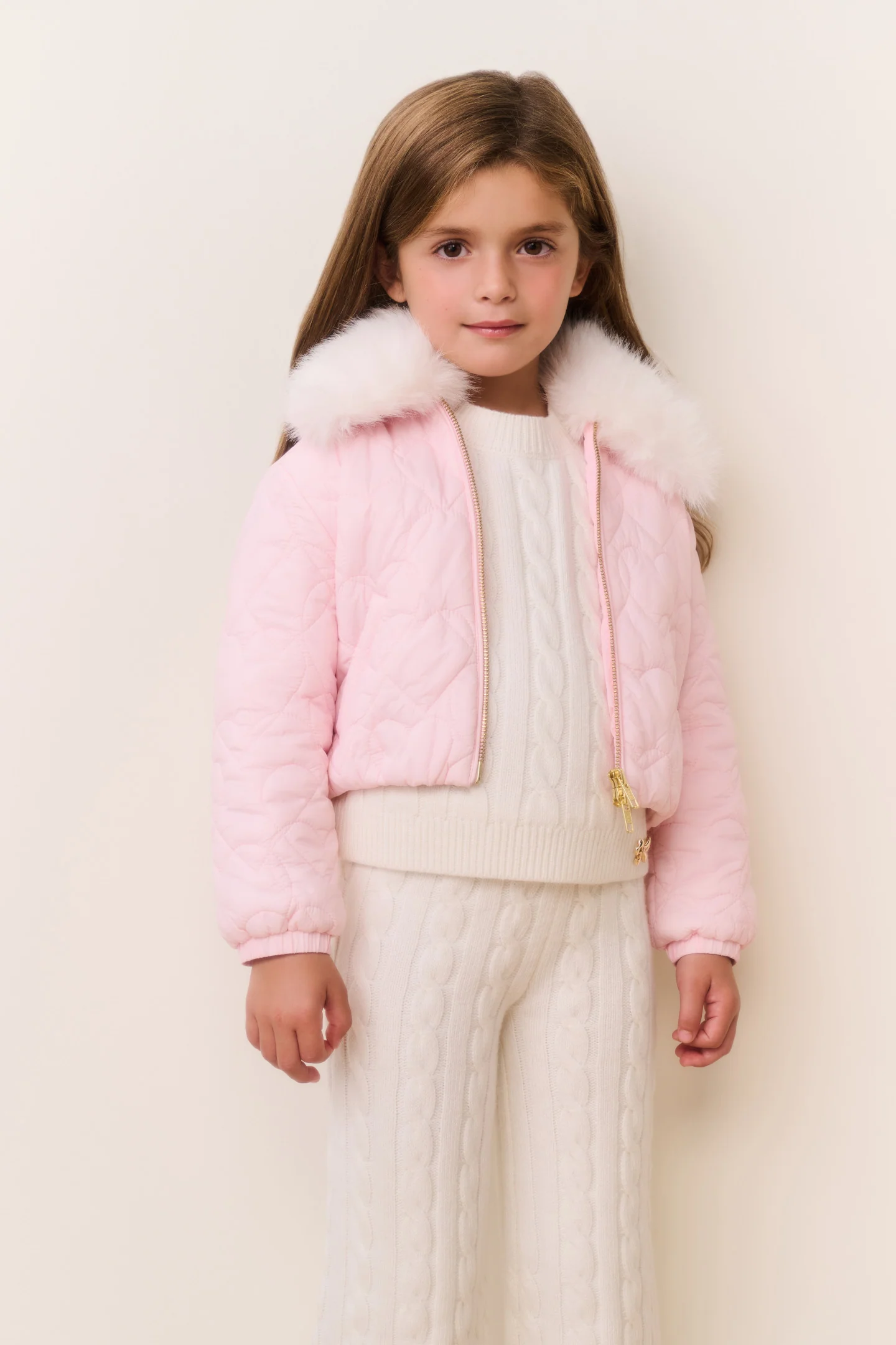 Mini Jaqueta Sandria para Meninas Pequenas