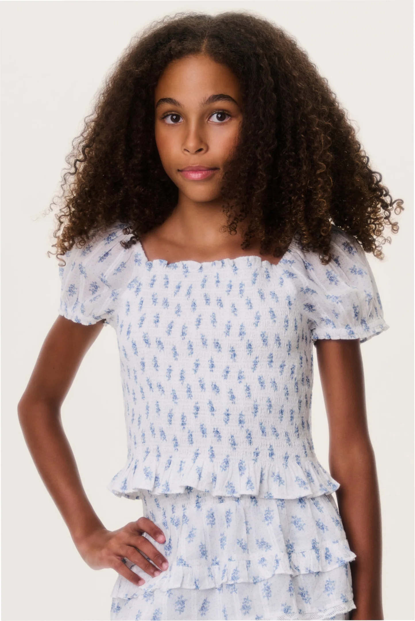 Top Fabielle Tween Indigo Cloud