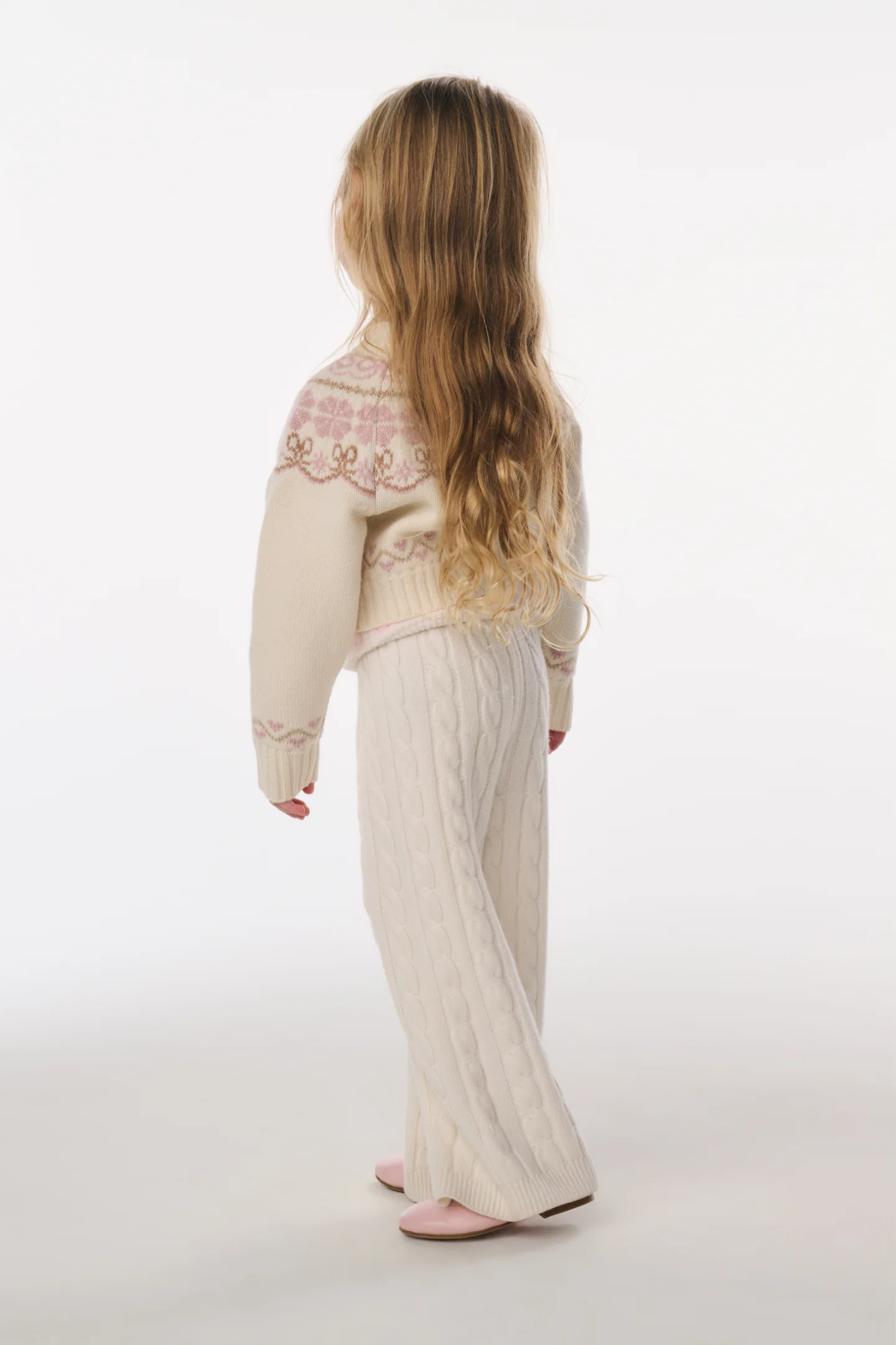 Cardigã de Menina Wrenna Fair Isle