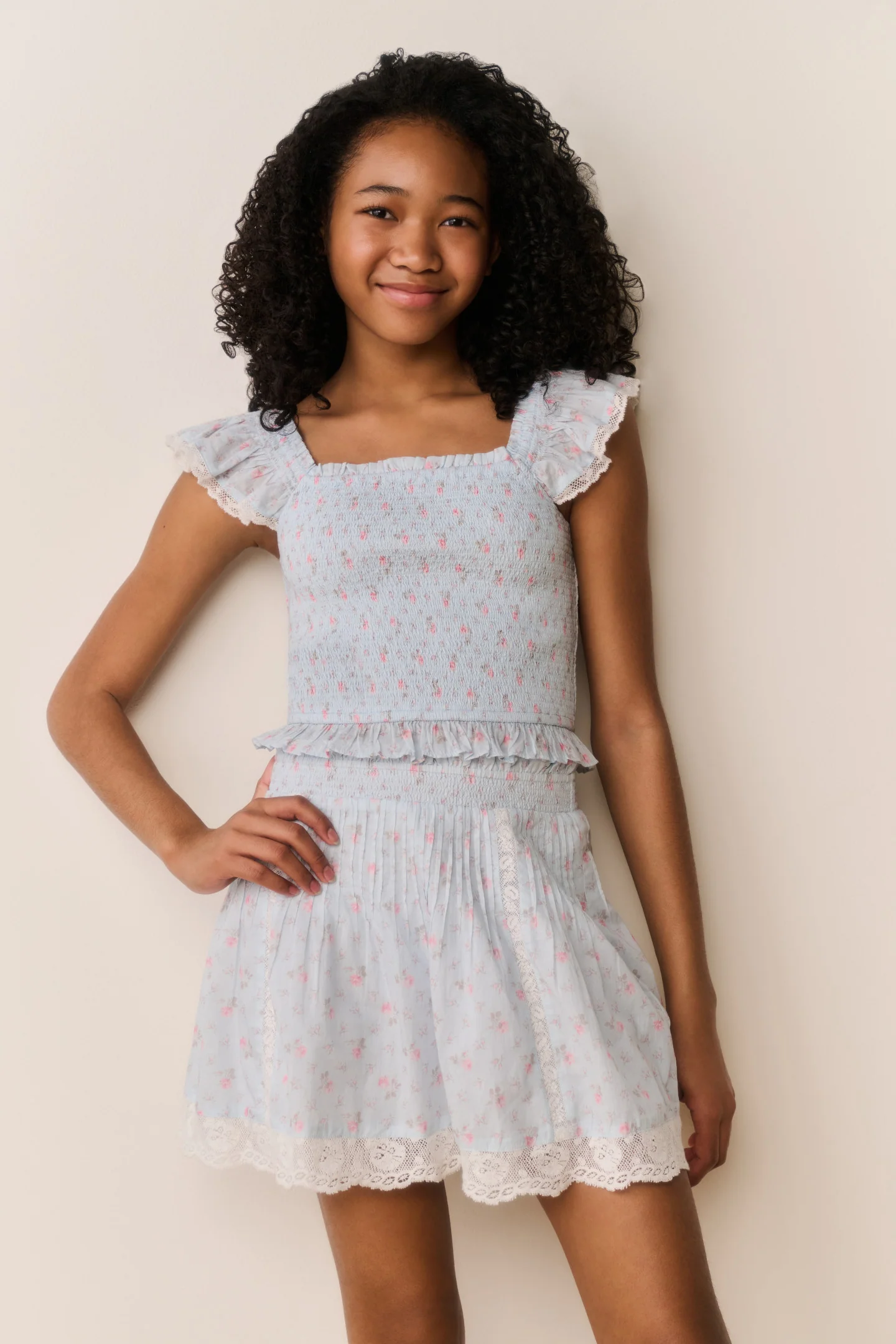 Top de Algodão Estampado Tween Jeanna