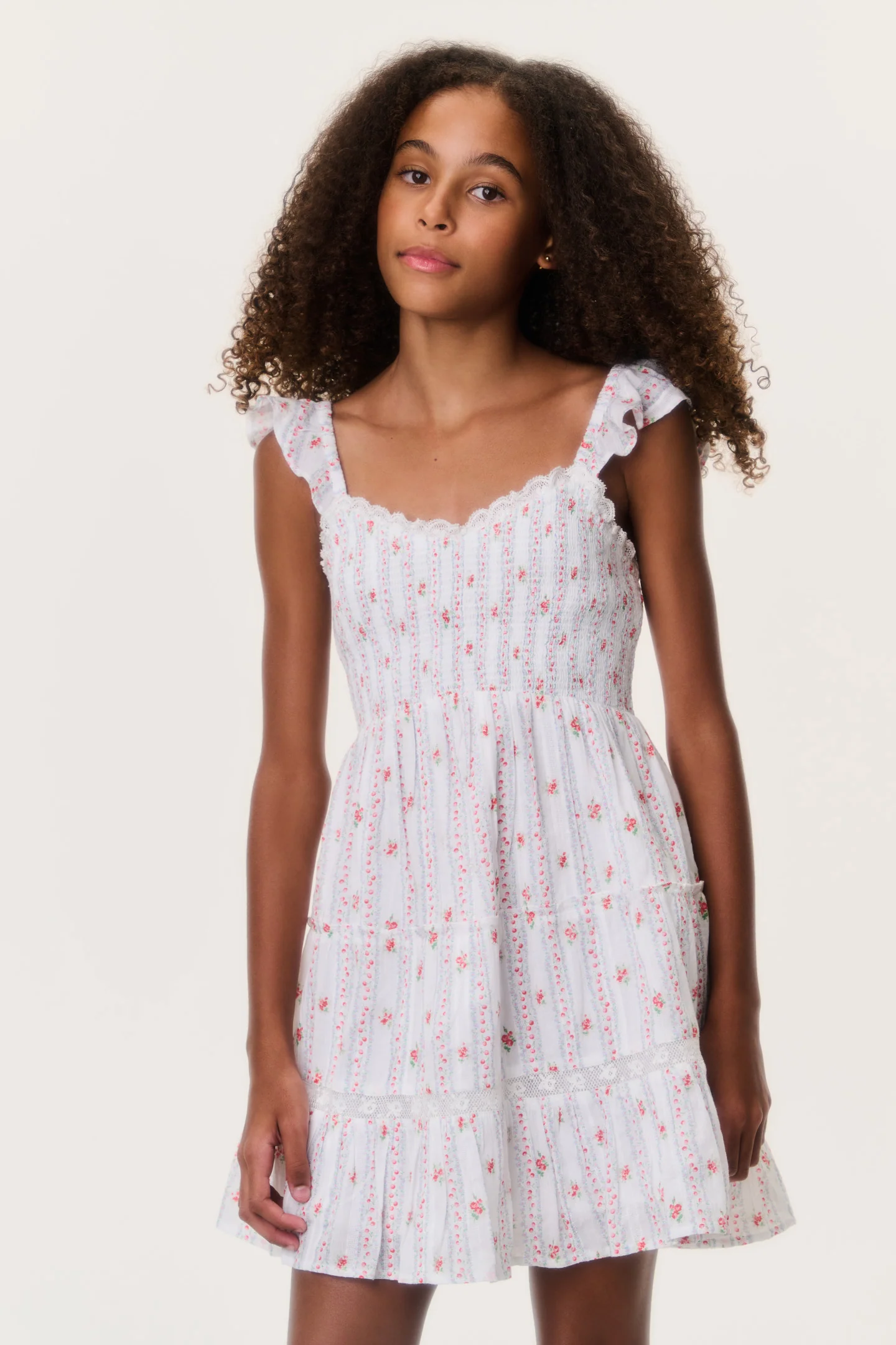 Vestido Avenora Tween Cherry Stripe