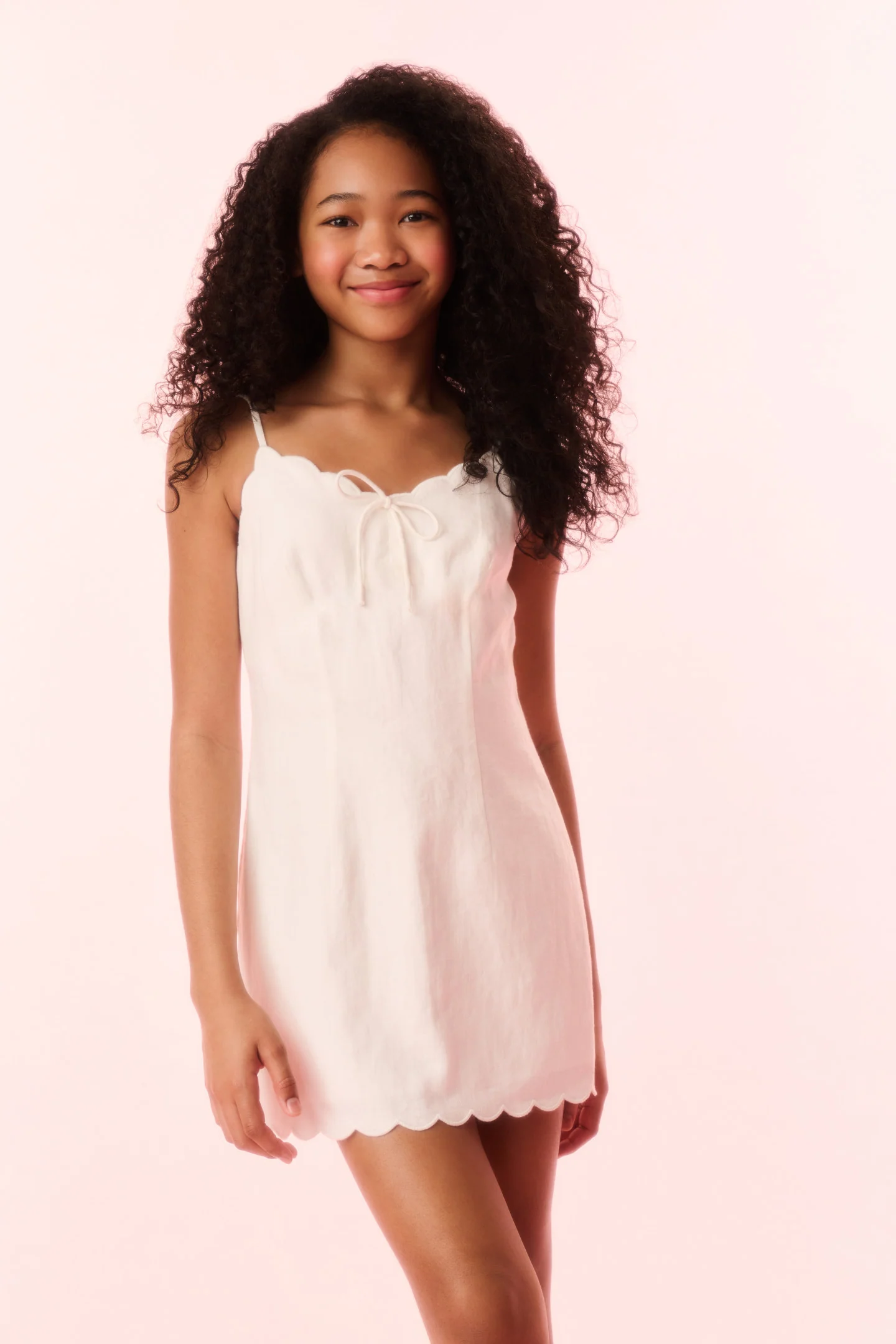 Vestido Mini de Linho Sydelia para Meninas