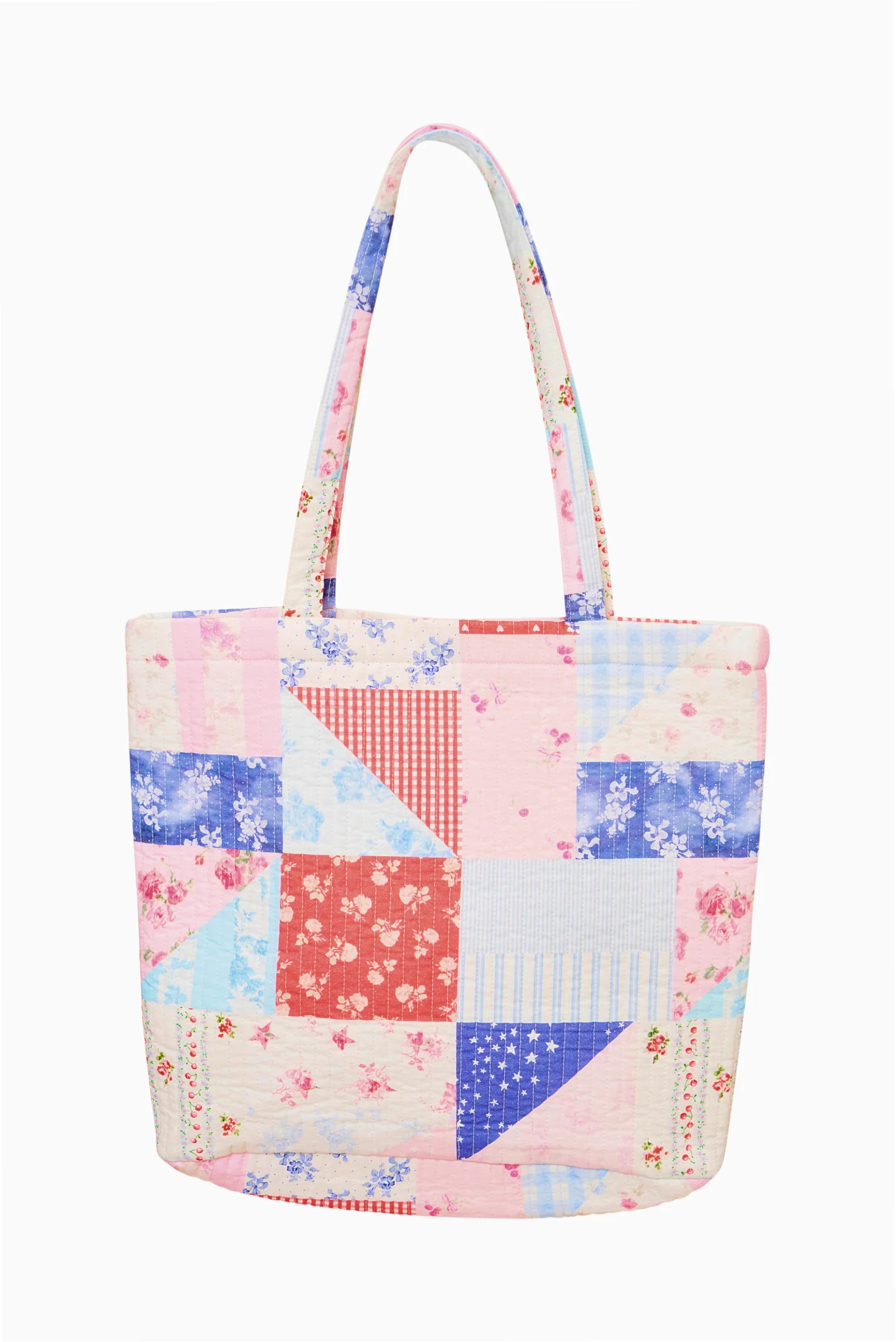 Bolsa de Mão com Estampa de Patchwork Henderson
