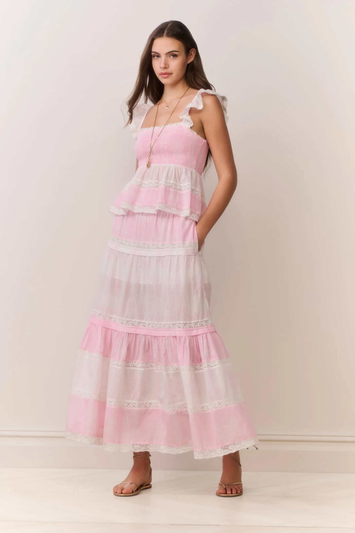 Saia Maxi com Estampa Misturada Phia