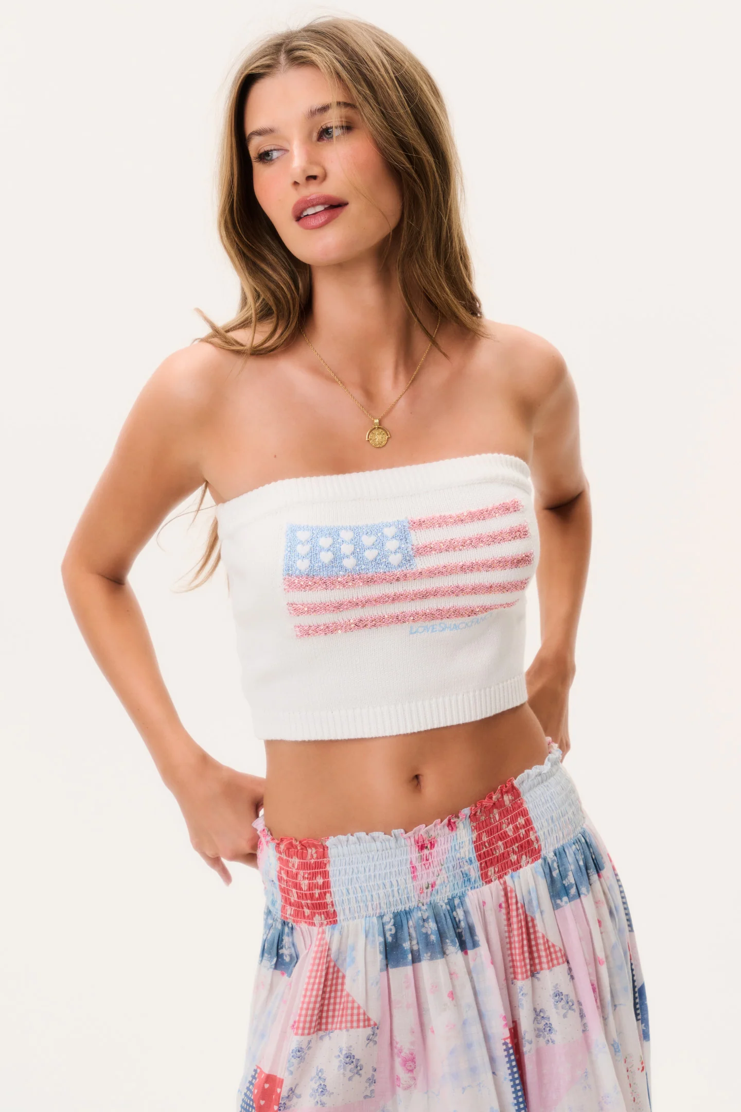 Tube Top Deserae Sparkle Americana