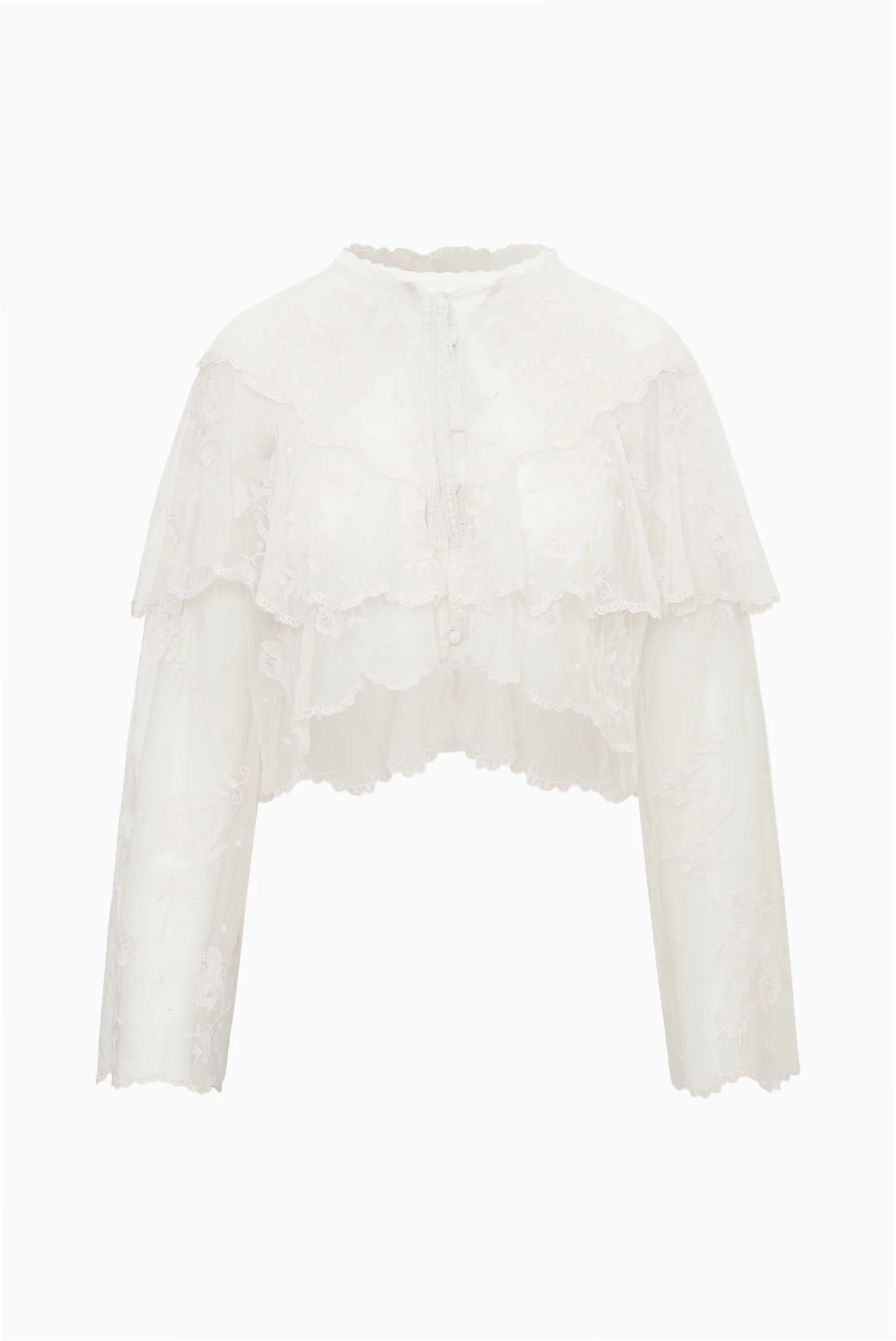 Blusa Tourelle de Renda Fina