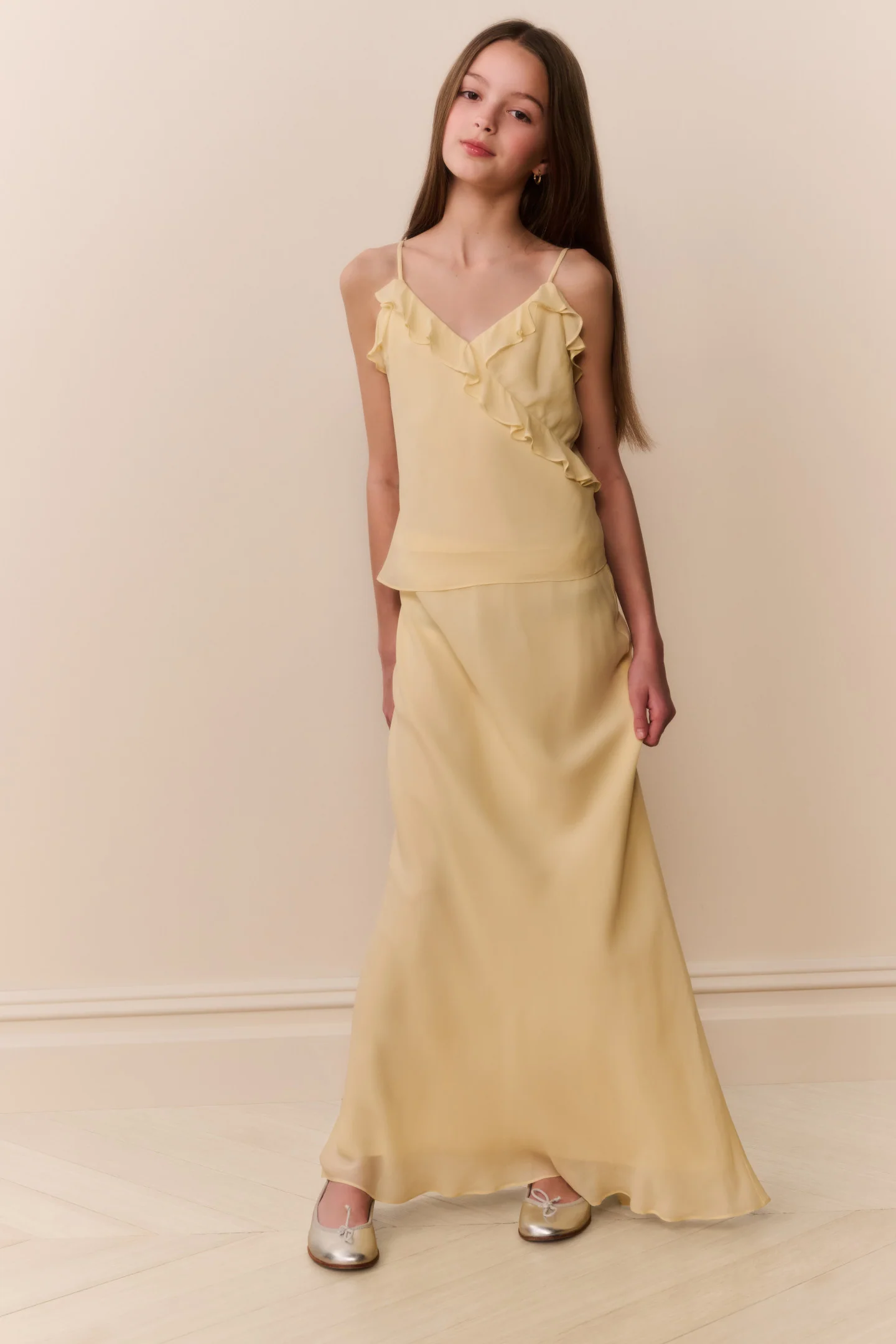 Top de Renda de Chifon Tween Kalea
