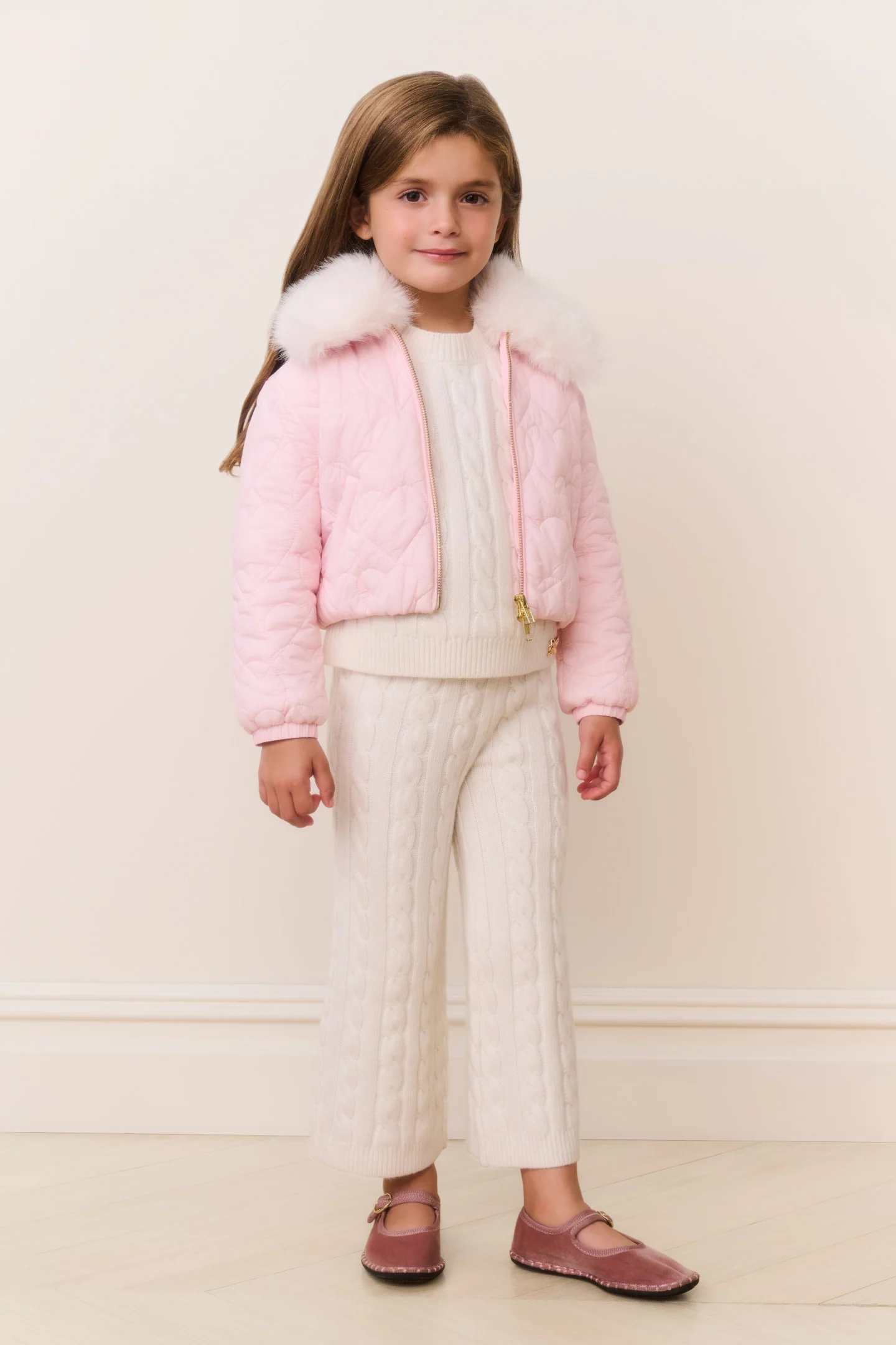 Mini Jaqueta Sandria para Meninas Pequenas