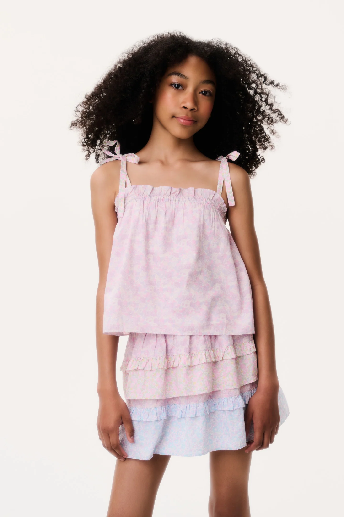 Confeccionado com Tecidos Liberty Tween Billie Skirt