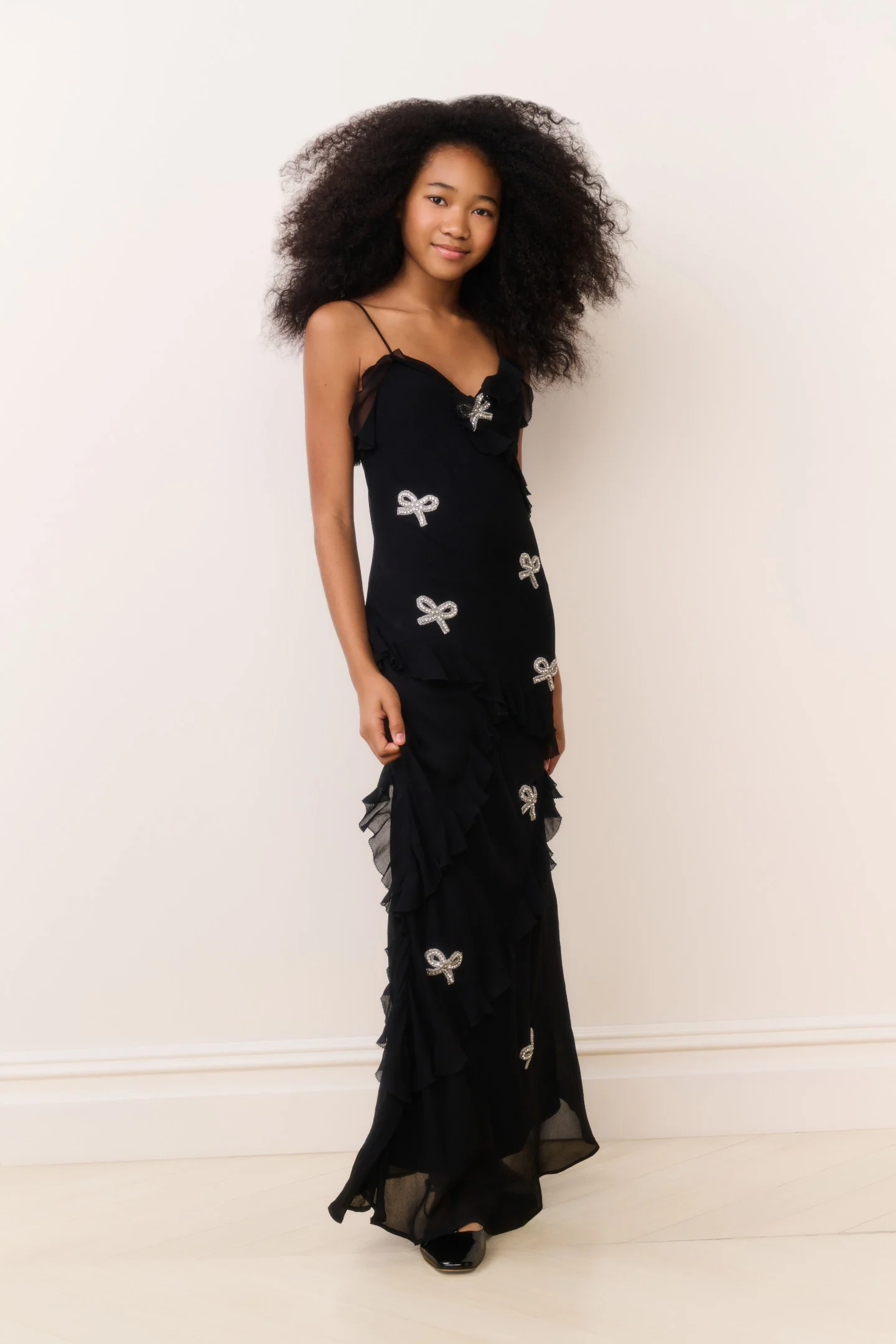 Tween Mini Rialto Vestido com Laço de Cristal
